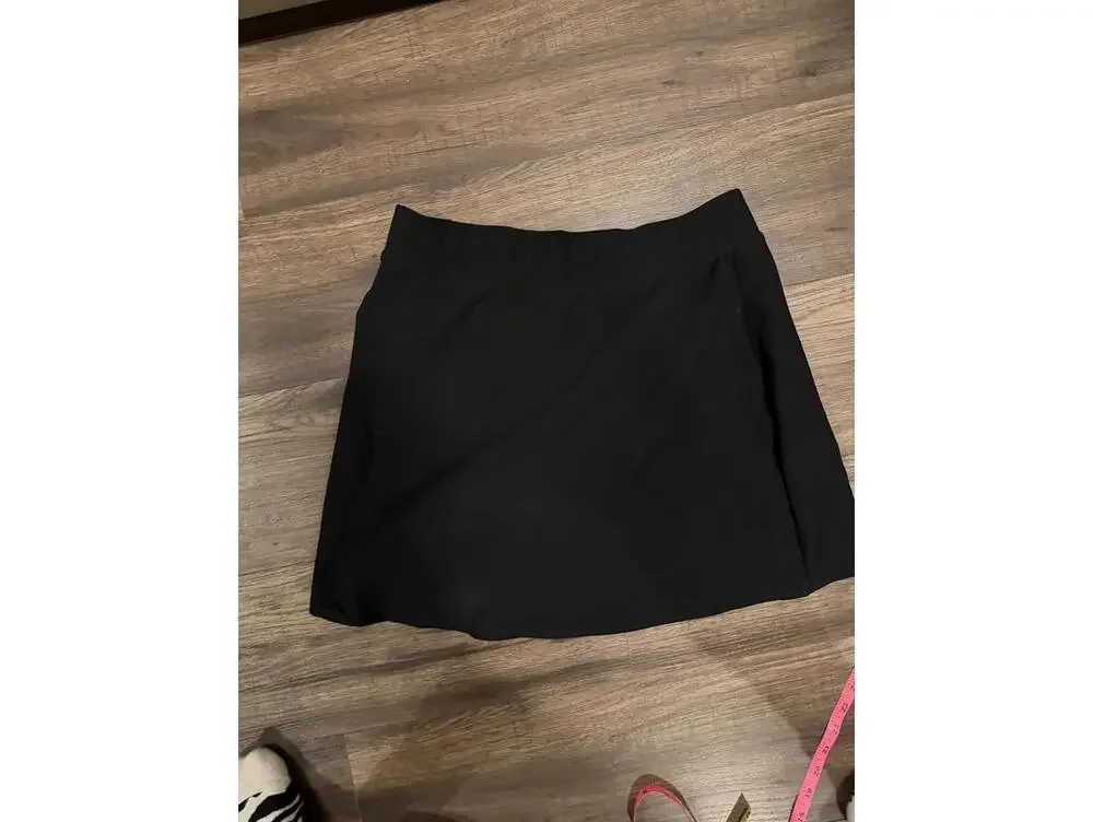 NWOT Alo Alosoft Backspin Skort Skirt - Black L